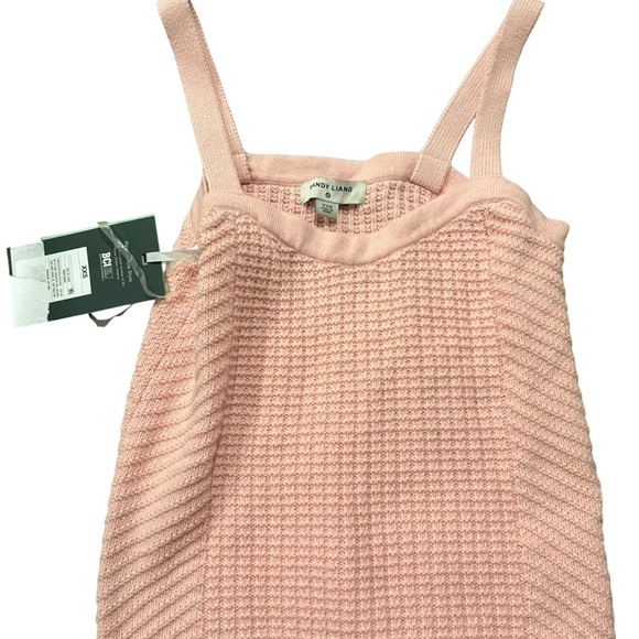 Sandy Liang Blush Knit Top - Picture 1 of 2